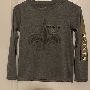 New Orleans Saints football kids long sleeve shirt